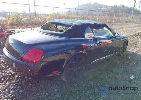 2007 Bentley Continental z USA, uszkodzony, nr VIN SCBDR33W47C044202
